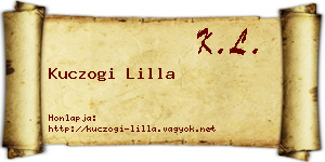 Kuczogi Lilla névjegykártya